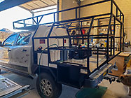 building camper on ranger