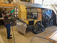 building camper on ranger