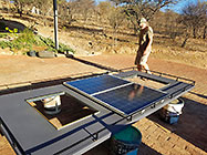 building camper on ranger