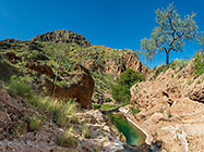 rock pool in gorge of Waterkloof trail