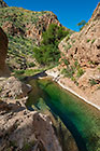 rock pool in gorge of Waterkloof trail