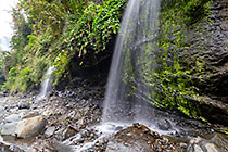 waterfalls along river