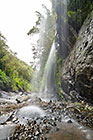 waterfalls along river