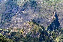 houses near mountain peaks
