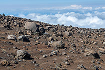 rocky slope on Piton des Neiges