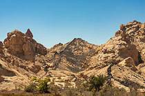 rock formation along riverbed