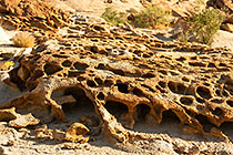 rock formation on granite monolith mountain