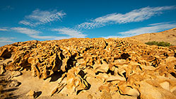 rock formation on granite monolith mountain