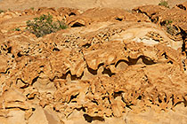 rock formation on granite monolith mountain