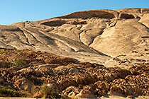 Don & Lisa climbing granite monolith mountain