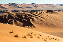 sand dunes at sunrise