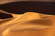 sand dunes at sunrise