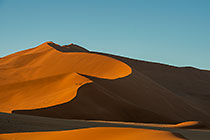 sand dunes at sunset