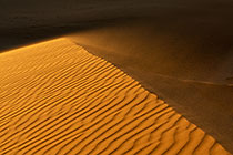 sand dunes at sunset