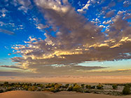 clouds at sunset 