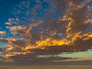 clouds at sunset 