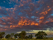 clouds at sunset 