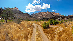 track into valley