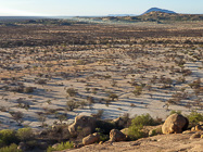 granite boulders & plain