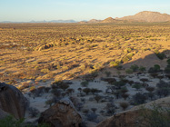 granite boulders & plain