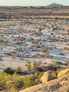granite boulders & plain