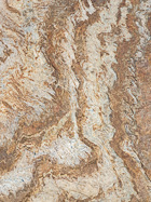 rock formation on the bank of riverbed