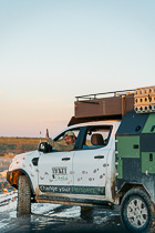 Paul driving ranger camper