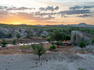 river at sunset
