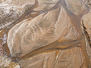 sand & water patterns in riverbed