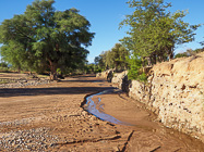 sand & water patterns in riverbed