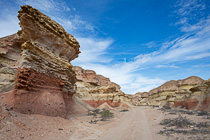 rock formation in canyon