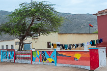 building with painted wall