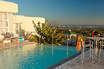 at the pool