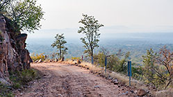 dirt road at view point