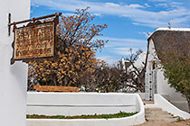 old sign post at village hotel