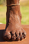 statue, foot