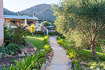 path near restaurant & cottages