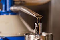 olive oil processing : last filter after separator by centrifugation