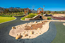 children playground in east garden